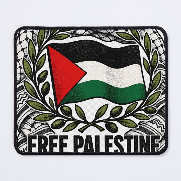 Item preview, Free Palestine Keffiyeh Olive Branch Flag Design designed and sold by Atlant11.