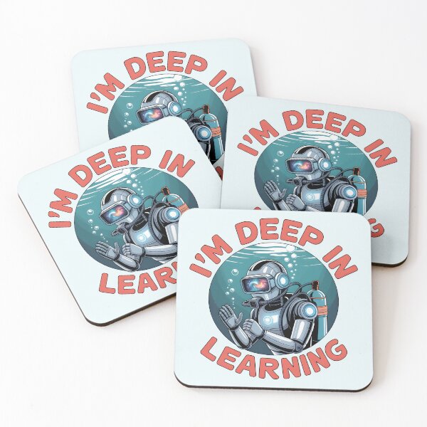 Item preview, I’m Deep in Learning – Funny AI Deep Learning Humor Design designed and sold by Jollys-ArtShop.