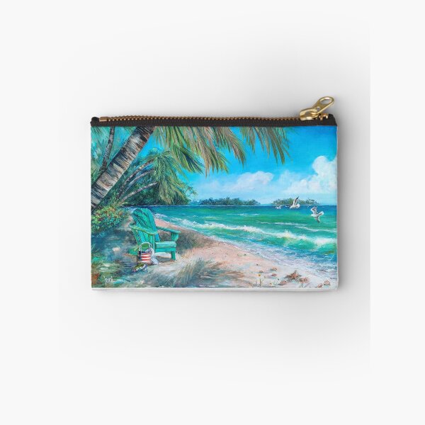 Item preview, Grant Me Serenity Seaside relaxation in a green Adirondack chair beside the waves seagulls pass by designed and sold by Lori Richardson.
