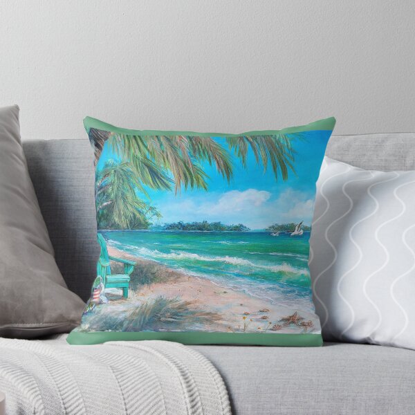 Item preview, Grant Me Serenity Seaside relaxation in a green Adirondack chair beside the waves seagulls pass by designed and sold by Lori Richardson.