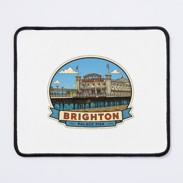 Item preview, Brighton England Travel Souvenir Stickers designed and sold by CROMA-Art.