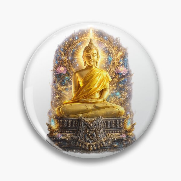 Item preview, Golden Buddha of Inner Peace designed and sold by morbidcandyboutique .