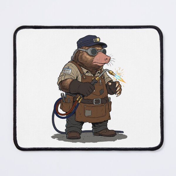 Item preview, Blind Mole Welder Cartoon designed and sold by Museum Of Non-Existing Art.
