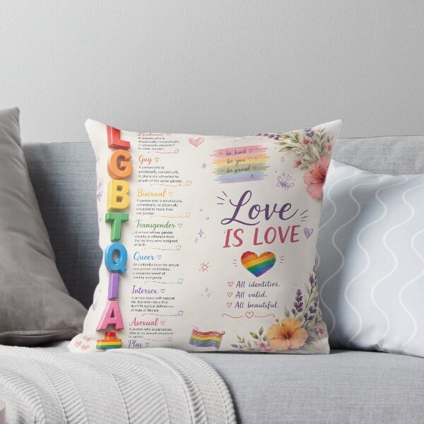Item preview, Love Is Love – LGBTQ+ Pride Identity & Equality Floral Design designed and sold by ttrimm.