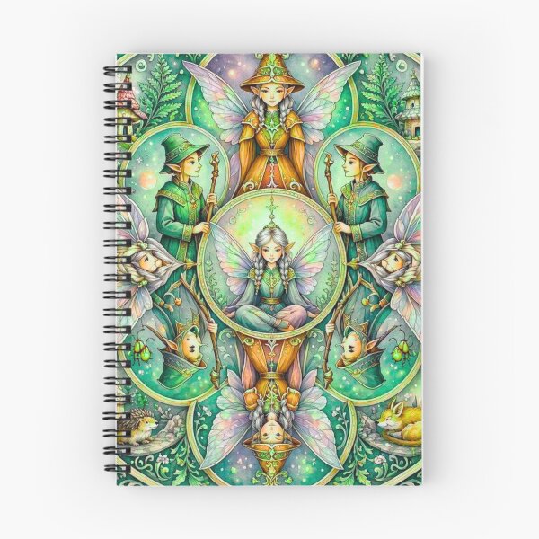 Item preview, Enchanted Forest Fairy Mandala designed and sold by Lougud.