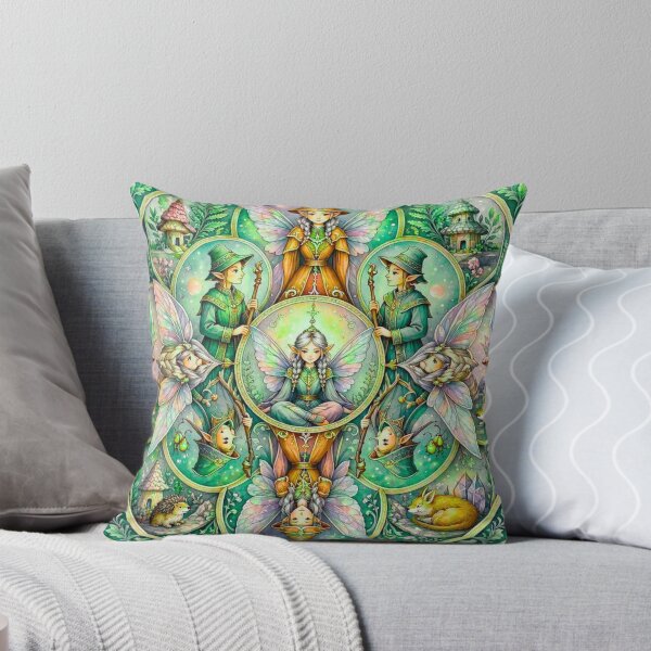 Item preview, Enchanted Forest Fairy Mandala designed and sold by Lougud.