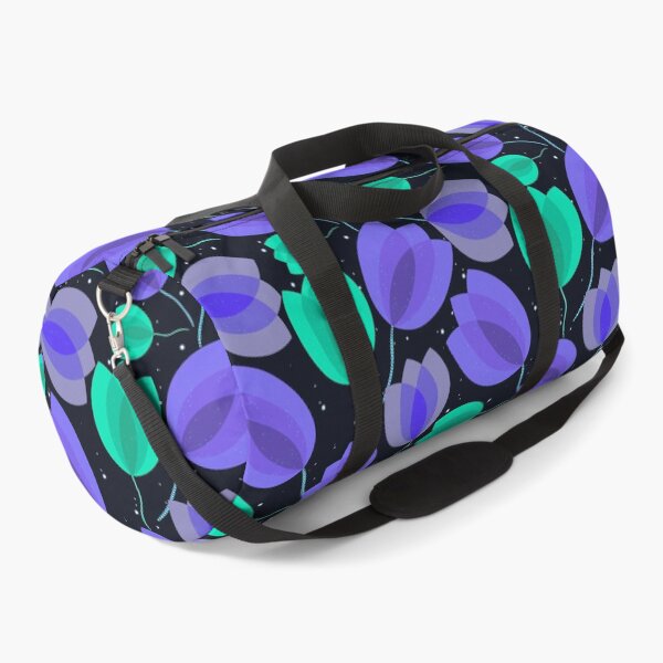 Item preview, Celestial Retro Neon Tulip Floral Pattern designed and sold by chriswo-design.