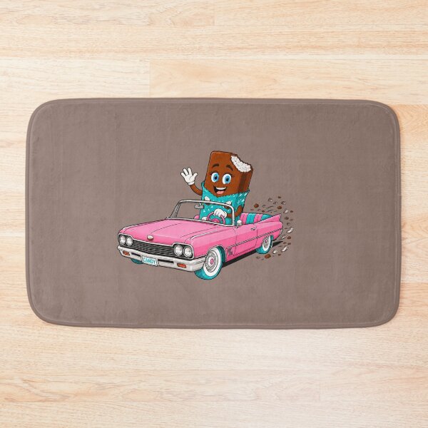 Item preview, Coconut Candy Cruise – Retro Pink Convertible designed and sold by Aimetoi.