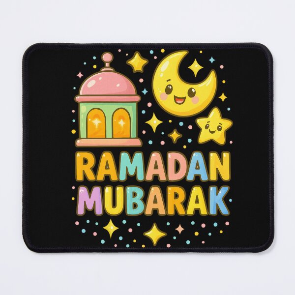 Item preview, Cute Ramadan Mubarak - Lantern, happy Moon and Star Design designed and sold by D-Islamic.