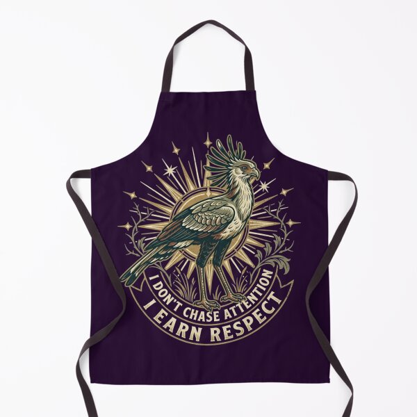 Item preview, Secretary Bird I Don't Chase Attention I Earn Respect designed and sold by Max Store.