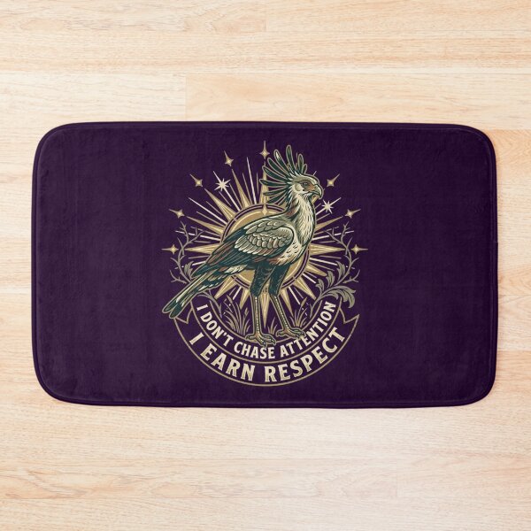 Item preview, Secretary Bird I Don't Chase Attention I Earn Respect designed and sold by Max Store.