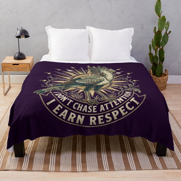 Item preview, Secretary Bird I Don't Chase Attention I Earn Respect designed and sold by Max Store.