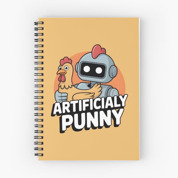 Item preview, Artificially Punny – Funny AI Robot Pun Design designed and sold by Jollys-ArtShop.