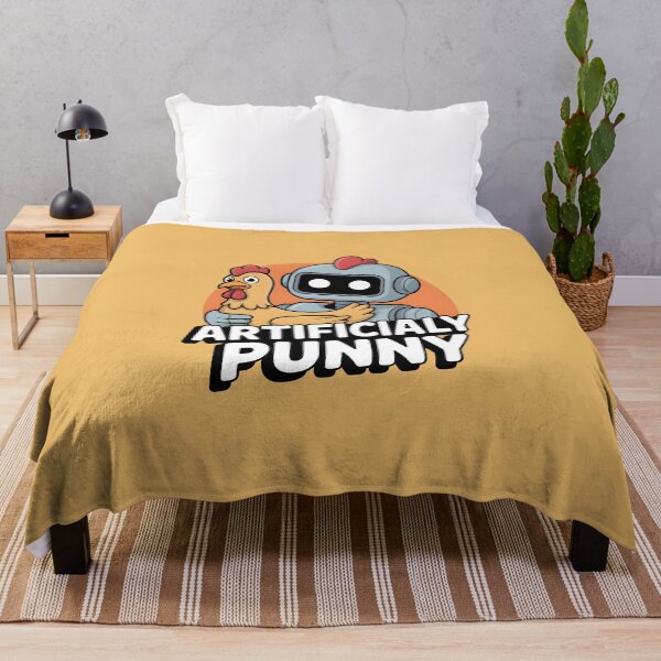 Item preview, Artificially Punny – Funny AI Robot Pun Design designed and sold by Jollys-ArtShop.