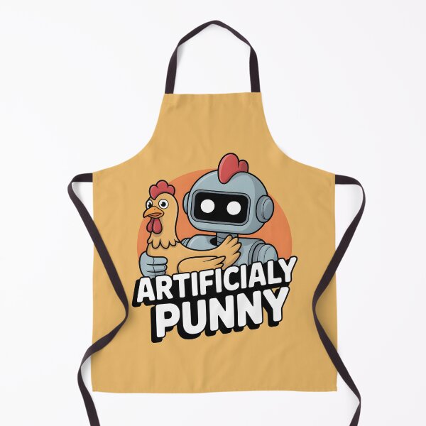 Item preview, Artificially Punny – Funny AI Robot Pun Design designed and sold by Jollys-ArtShop.