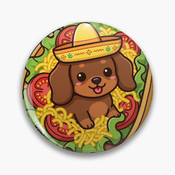 Item preview, Funny Dachshund Taco Dog Mexican Sombrero designed and sold by Ameir12.