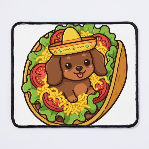 Item preview, Funny Dachshund Taco Dog Mexican Sombrero designed and sold by Ameir12.