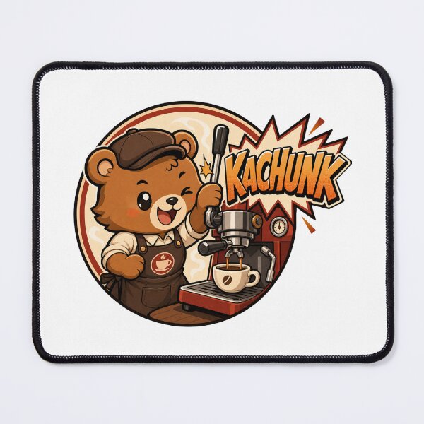 Item preview, Kachunk Coffee Mascot designed and sold by MOSIDRIP™.