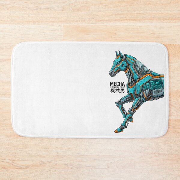 Item preview, Mustang Mecha Model-MM01 — Futuristic Robot Horse Design Tee v1 designed and sold by CornishPixiPony.