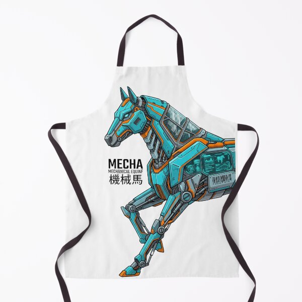 Item preview, Mustang Mecha Model-MM01 — Futuristic Robot Horse Design Tee v1 designed and sold by CornishPixiPony.