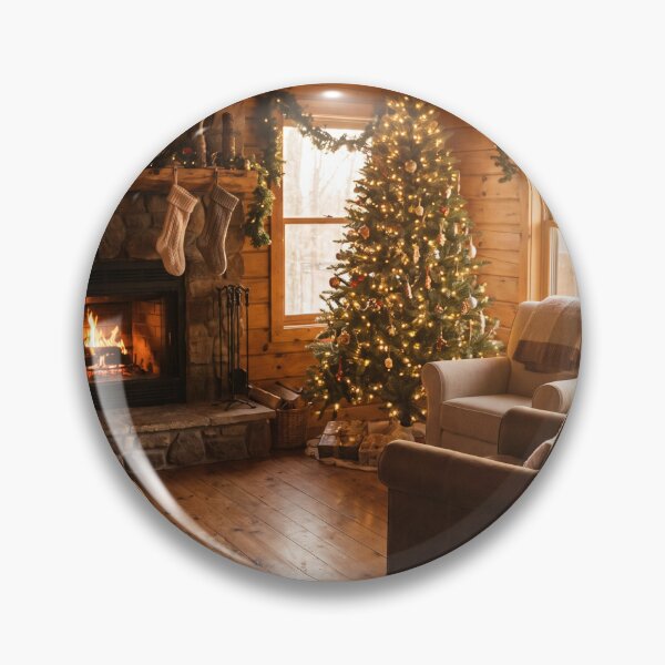 Item preview, Cozy Cabin Christmas Morning designed and sold by Aliumcollection.