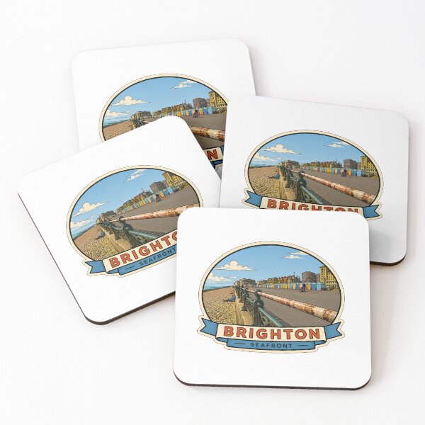 Item preview, Brighton England Travel Souvenir Stickers designed and sold by CROMA-Art.