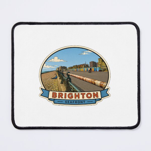 Item preview, Brighton England Travel Souvenir Stickers designed and sold by CROMA-Art.
