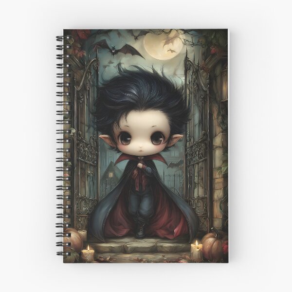Item preview, Storybook Dracula | Gothic Vampire | Vintage Halloween Character Art designed and sold by InkAndGloom.