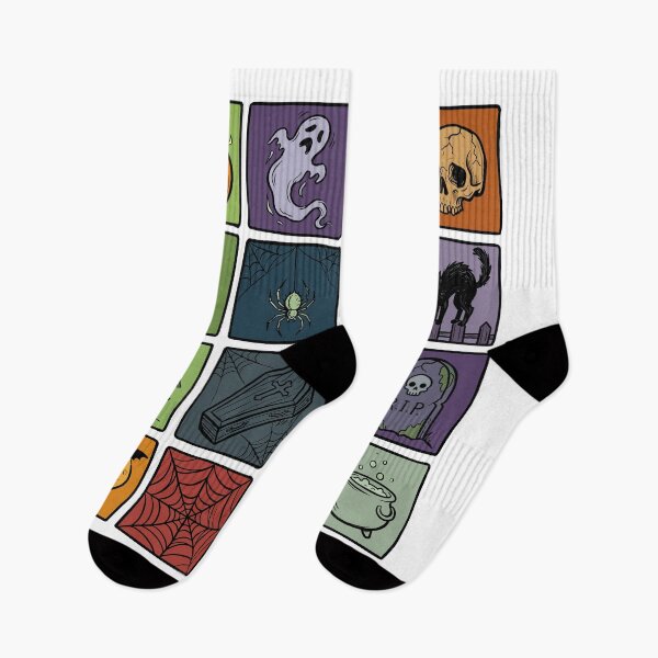 Item preview, Spooky Halloween – Hand-Drawn Style Pattern designed and sold by artscreat.