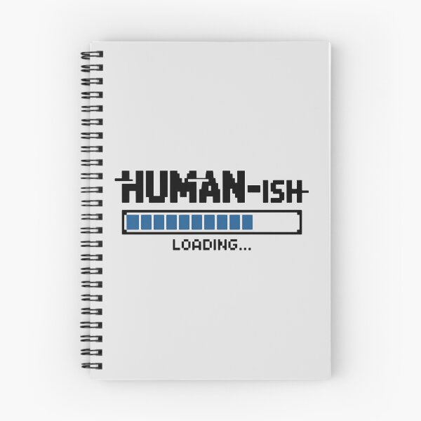 Item preview, Human-ish – Loading Funny AI Glitch Humor Design designed and sold by Jollys-ArtShop.