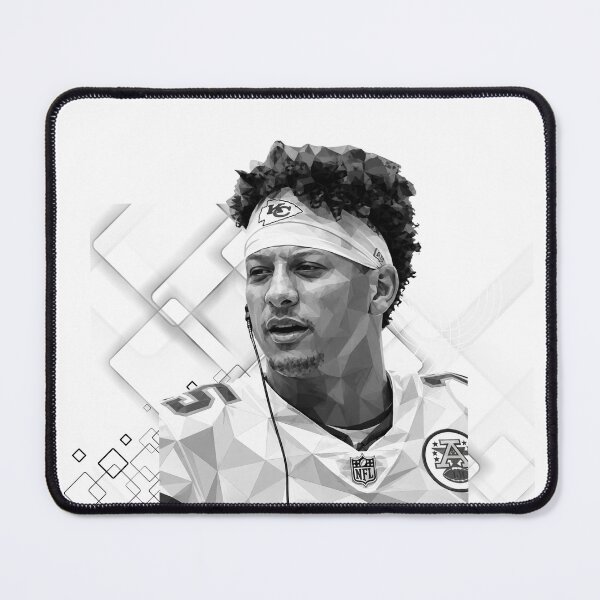 Item preview, P Mahomes Low Poly Geometric Portrait designed and sold by Cucuzeus.