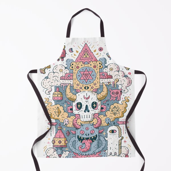 Item preview, Trippy Maximalist Skull Monster Symbolic Design designed and sold by Romgora.