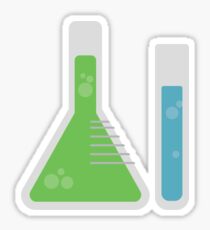 Science Beakers Sticker