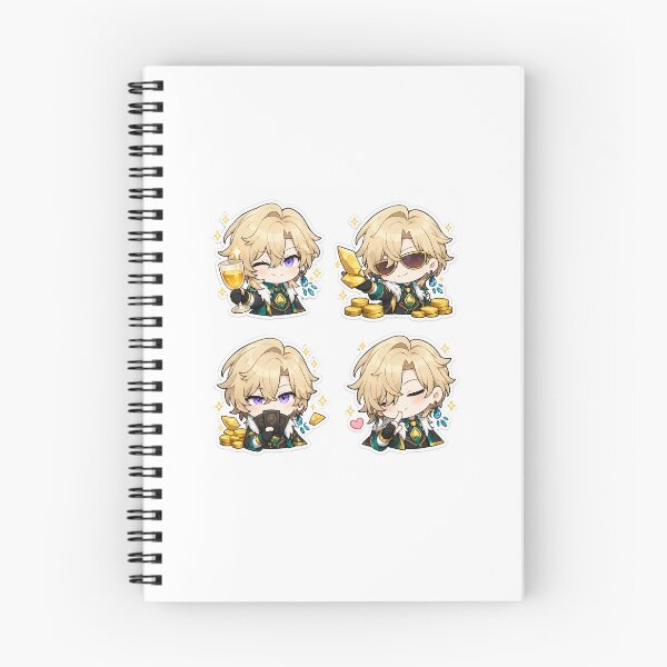 Item preview, Aventurine Chibi Sticker Pack | Honkai: Star Rail Fan Art designed and sold by NOVAICS.