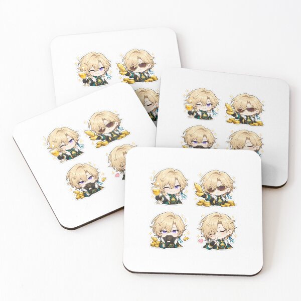 Item preview, Aventurine Chibi Sticker Pack | Honkai: Star Rail Fan Art designed and sold by NOVAICS.