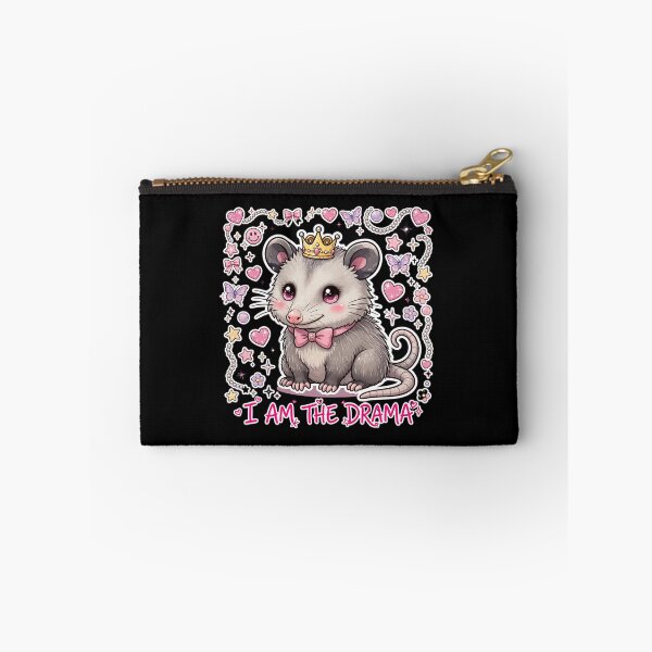 Item preview, I Am The Drama Cute Coquette Opossum - Kawaii Pink Bow Princess Possum designed and sold by HealingEraInk.