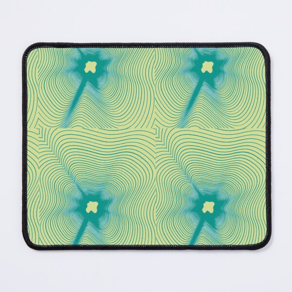 Item preview, Abstract Teal Concentric Wave Geometric Pattern designed and sold by NikBrin Prevail .