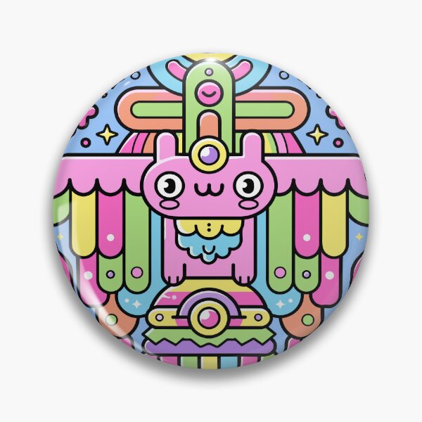 Item preview, Vibrant Space Totem Kawaii Dreamland designed and sold by Romgora.