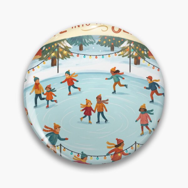 Item preview, Ice Skating Rink Scene designed and sold by Aliumcollection.