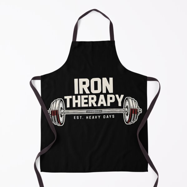 Item preview, Iron Therapy Training Graphic Weightlifting Gym Motivation Fitness Enthusiast Gift Barbell Workout Design designed and sold by ByPawel.