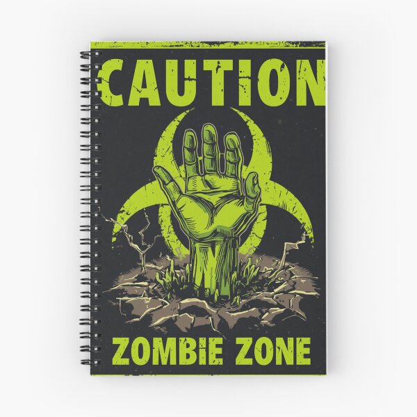 Item preview, Caution: Zombie Zone | Horror Warning Sign designed and sold by FuzzDrive.