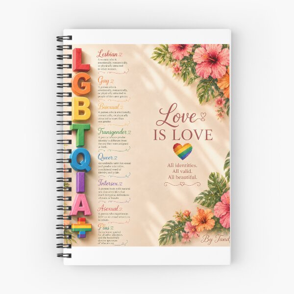 Item preview, Love Is Love Pride Poster – LGBTQ+ Rainbow Botanical Design designed and sold by ttrimm.