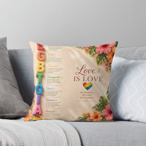 Item preview, Love Is Love Pride Poster – LGBTQ+ Rainbow Botanical Design designed and sold by ttrimm.