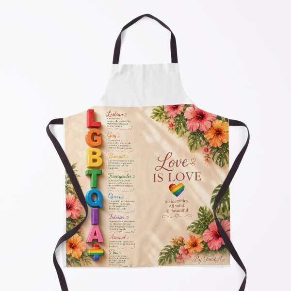 Item preview, Love Is Love Pride Poster – LGBTQ+ Rainbow Botanical Design designed and sold by ttrimm.
