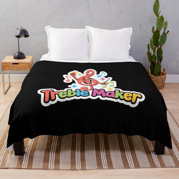 Item preview, Treble Maker – Fun Cartoon Treble Clef Music Pun Design designed and sold by Midnight Veil Designs.