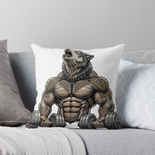Item preview, Alpha Wolf Dumbbell Gym Fitness Motivation designed and sold by Ameir12.