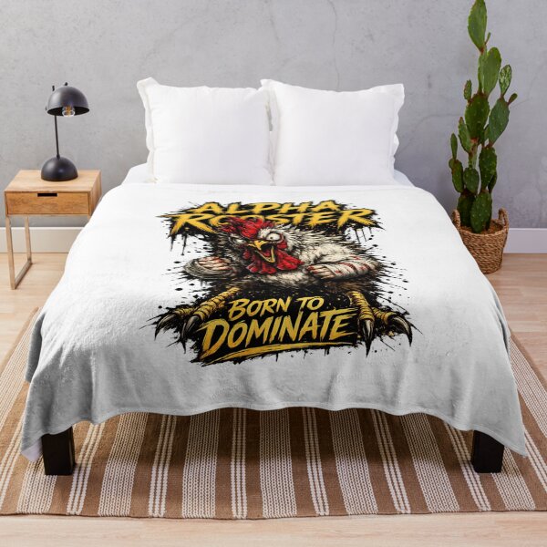 Item preview, Alpha Rooster Born to Dominate Streetwear Graphic T-Shirt designed and sold by Onviton.