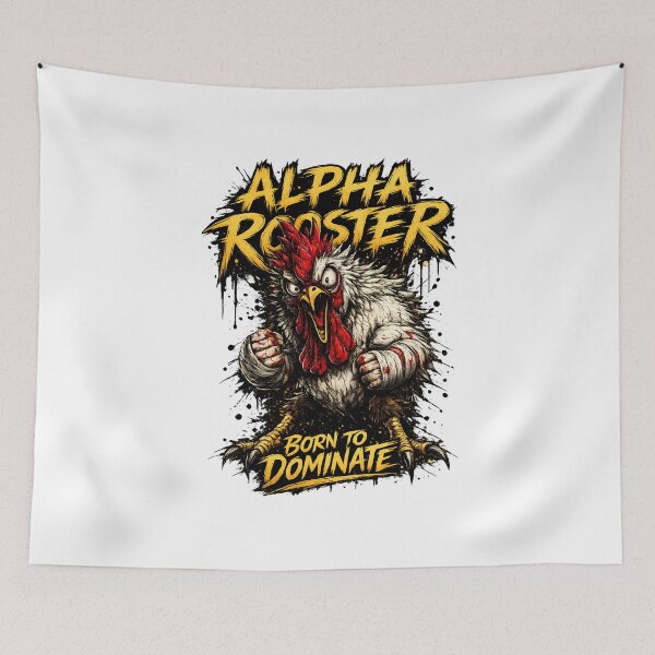 Item preview, Alpha Rooster Born to Dominate Streetwear Graphic T-Shirt  designed and sold by Onviton.