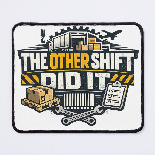 Item preview, The Other Shift Did It Warehouse Humor Design designed and sold by OrbitLabs.