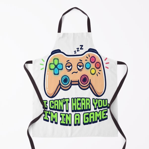 Item preview, I Can't Hear You Im In A Game Funny Tired Gamer Controller designed and sold by AuraVerse Apparel.